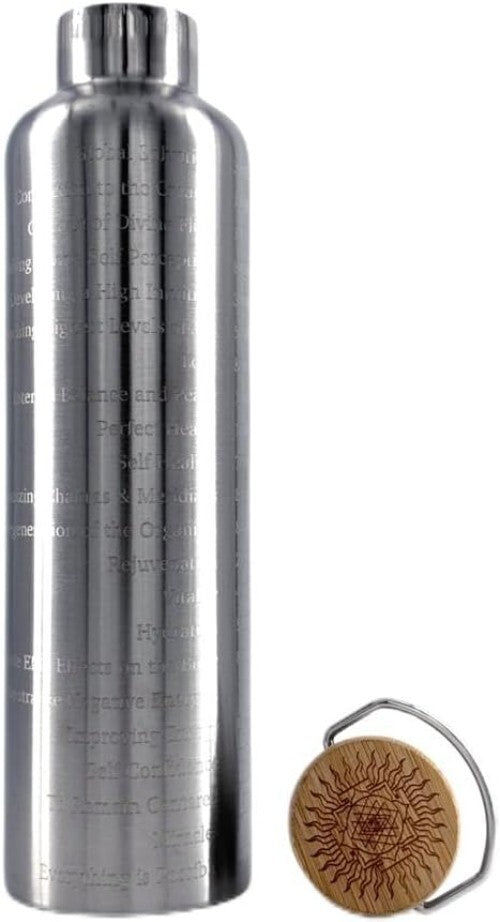 Eco-Friendly Grabovoi Water Activator Bottle - 34 oz Insulated Wellness Solution