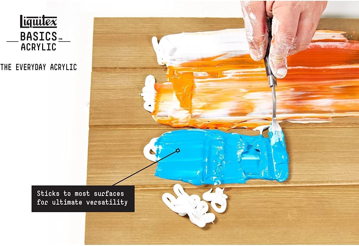 BASICS Acrylic Paint Set - 60 Tube Set with 22ml Gloss Finish, Artist Quality