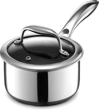 Load image into Gallery viewer, Elegant 1-Quart Nonstick Saucepan with Tempered Lid - Ideal for Small Servings