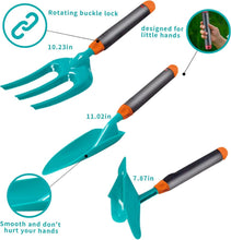 Load image into Gallery viewer, Eco-Friendly Kids Gardening Set: 16 Tools and Wheelbarrow for Outdoor Play