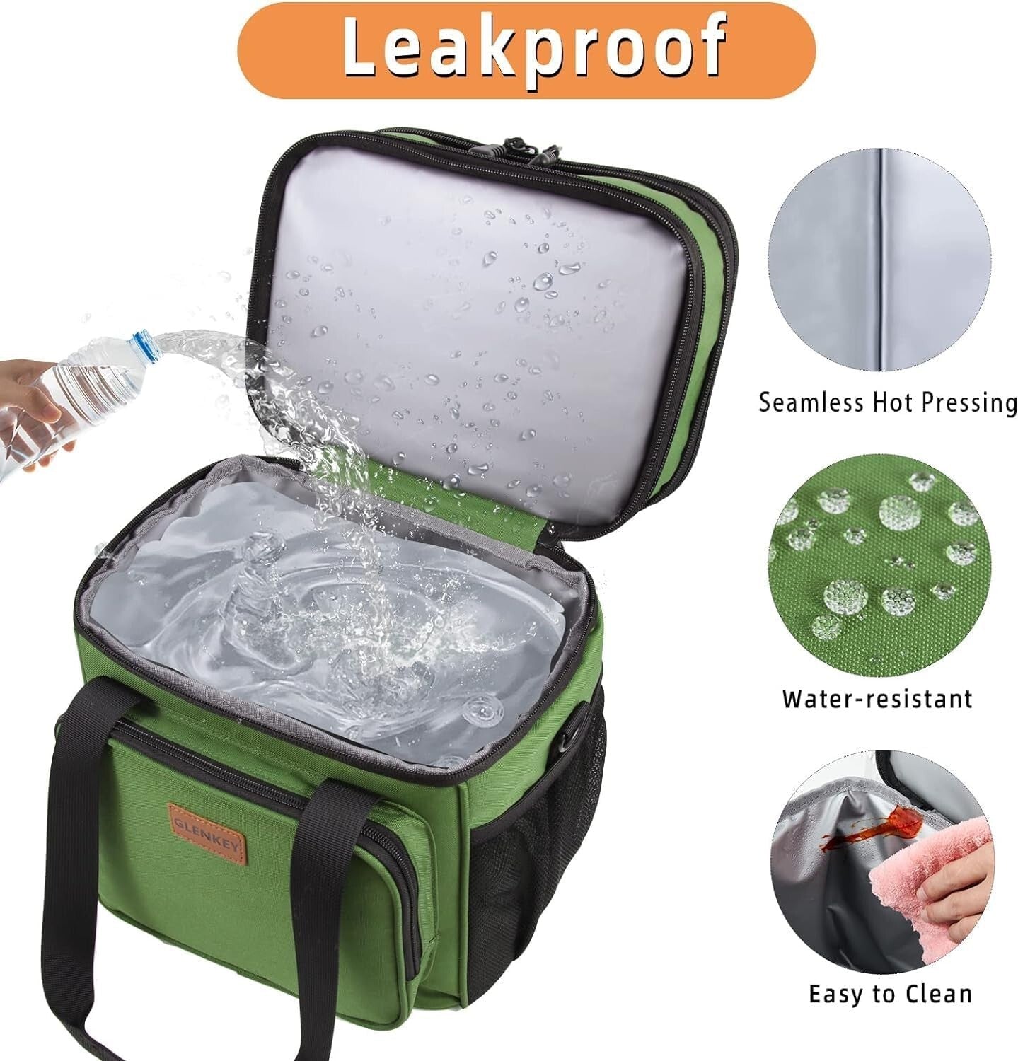 Durable Expandable Lunch Box - Versatile Insulated Cooler for Active Lifestyles