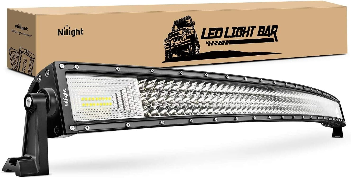 52-Inch LED Light Bar - 783W Triple Row Combo Beam for Off-Road Trucks & Boats