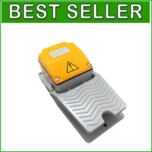 Load image into Gallery viewer, Momentary ON/OFF Foot Switch, 250VAC, Aluminum Cast for Versatile Machinery