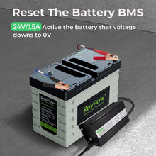 Load image into Gallery viewer, 29.2V LiFePO4 Battery Charger 15A - Smart Safety Features for Reliable Charging
