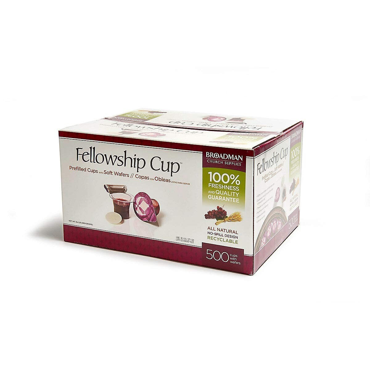 Convenient Pre-Filled Fellowship Cups with 100% Concord Grape Juice - 500 Count