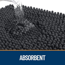 Load image into Gallery viewer, High-Pile Chenille Dog Doormat 54x24: Absorbs Dirt and Moisture Efficiently