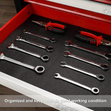 Load image into Gallery viewer, Durable Adjustable Toolbox Drawer Liner, 24" Wide x 24 Feet Long - Black Rubber