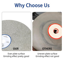 Load image into Gallery viewer, Premium 4-Pack Diamond Flat Lap Discs 8" - Ideal for Gem Faceting and Polishing