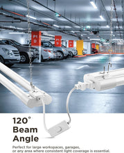 Load image into Gallery viewer, Commercial Grade Linkable LED Shop Lights - 4500 Lumen, 10 Pack, Modern Style