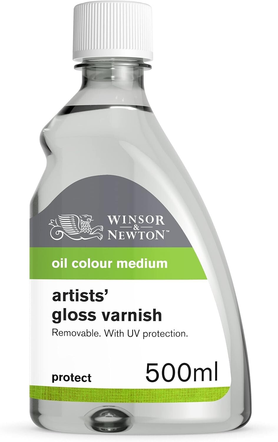 Gloss Finish Artists' Varnish 500ml - Clear, Non-Yellowing Protection