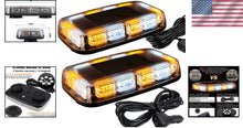 Load image into Gallery viewer, Durable Roof Top Strobe Light Bar with Magnet Base - Perfect for Emergency Use