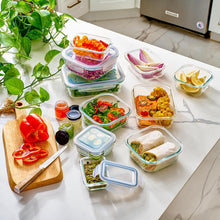 Load image into Gallery viewer, Stackable 40-Piece Glass Containers with Airtight Lids for Kitchen Organization