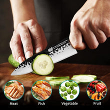 Load image into Gallery viewer, Ergonomic 5" Kitchen Utility Knife - Precision Paring with Rosewood Handle