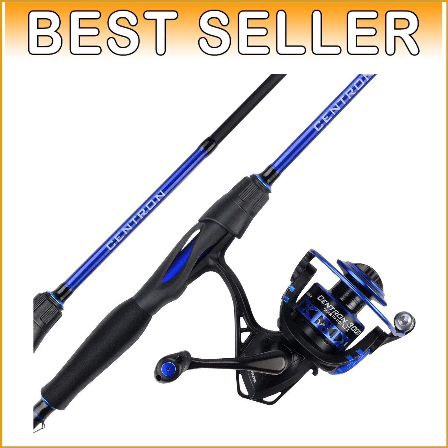 Centron 6' IM6 Graphite Fishing Rod and Reel Combo - All Purpose & Lightweight