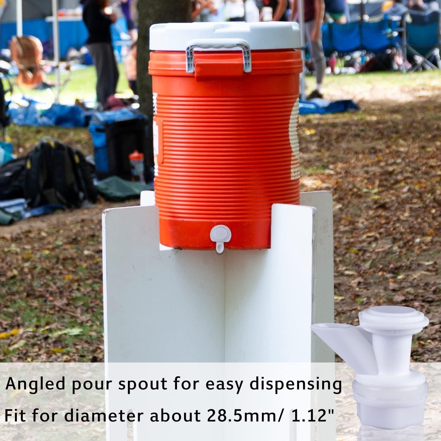 Durable Push-Button Spigot Replacement for Igloo Water Coolers, 30 Pieces