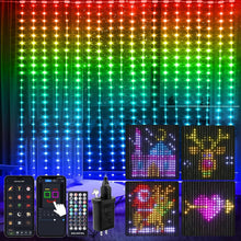 Load image into Gallery viewer, Magical RGB Curtain Lights - 540 LEDs, Scenes &amp; Scheduling for Every Occasion