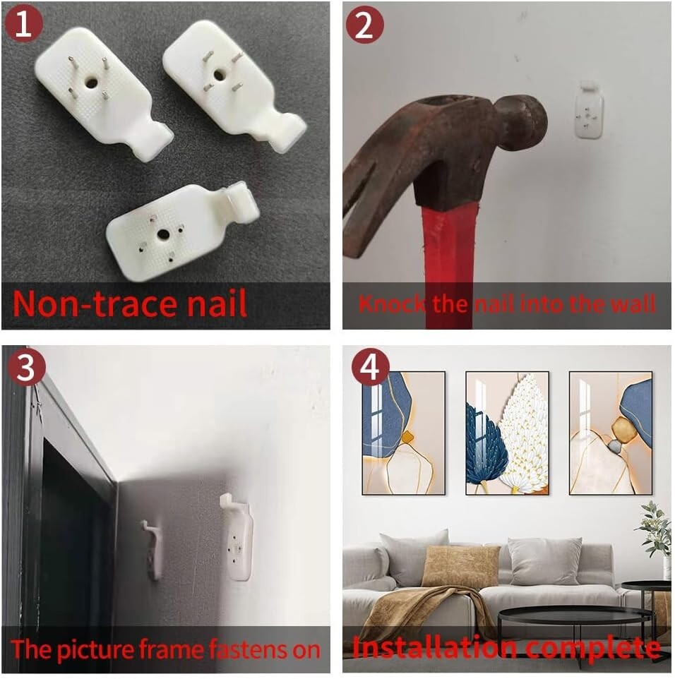 Abstract Wall Art Set of 3 - Large Framed Canvas for Living Room Aesthetics