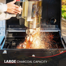 Load image into Gallery viewer, Charcoal Grill with Adjustable Height &amp; Collapsible Tables - Perfect for Picnics