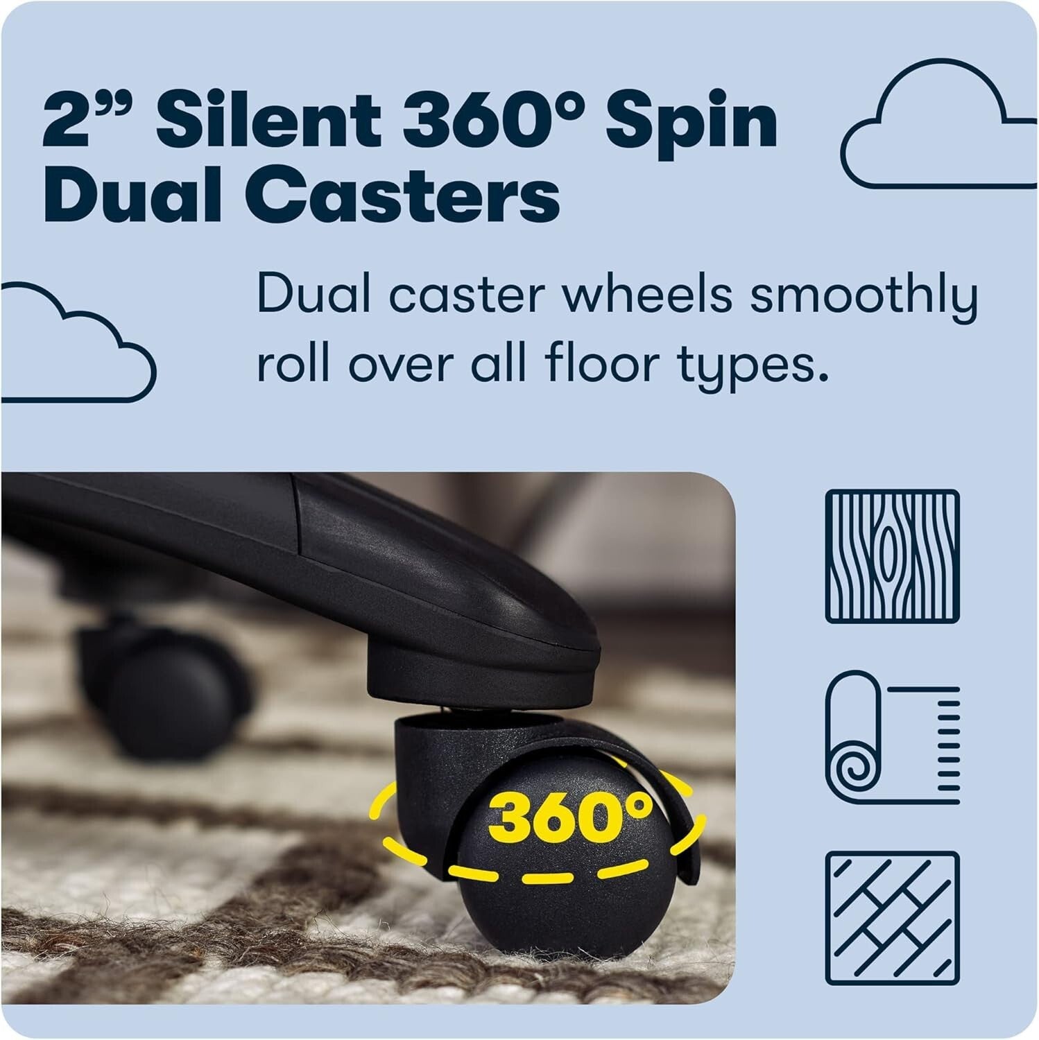 Cognac Executive Chair for Big and Tall - Adjustable Height & Neck Support