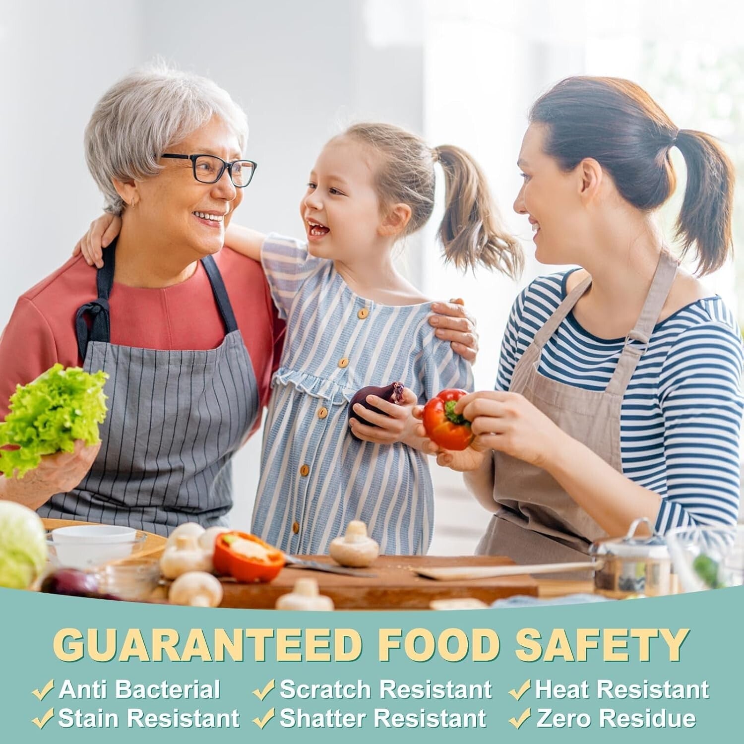 Sophisticated 18x24" Tempered Glass Kitchen Cutting Board - Non-Slip Design