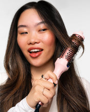 Load image into Gallery viewer, Negative Ion Heated Round Brush for Effortless Styling - 1.5 Inch, Dual Voltage