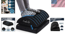 Load image into Gallery viewer, Multipurpose Adjustable Foot Stool - Memory Foam Comfort for Back Pain Relief