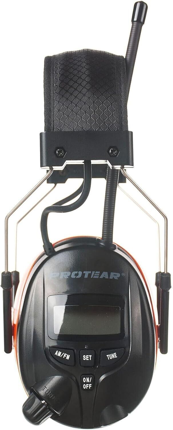 ANSI Certified 25dB Noise Cancelling Headphones - Digital AM/FM Radio Included