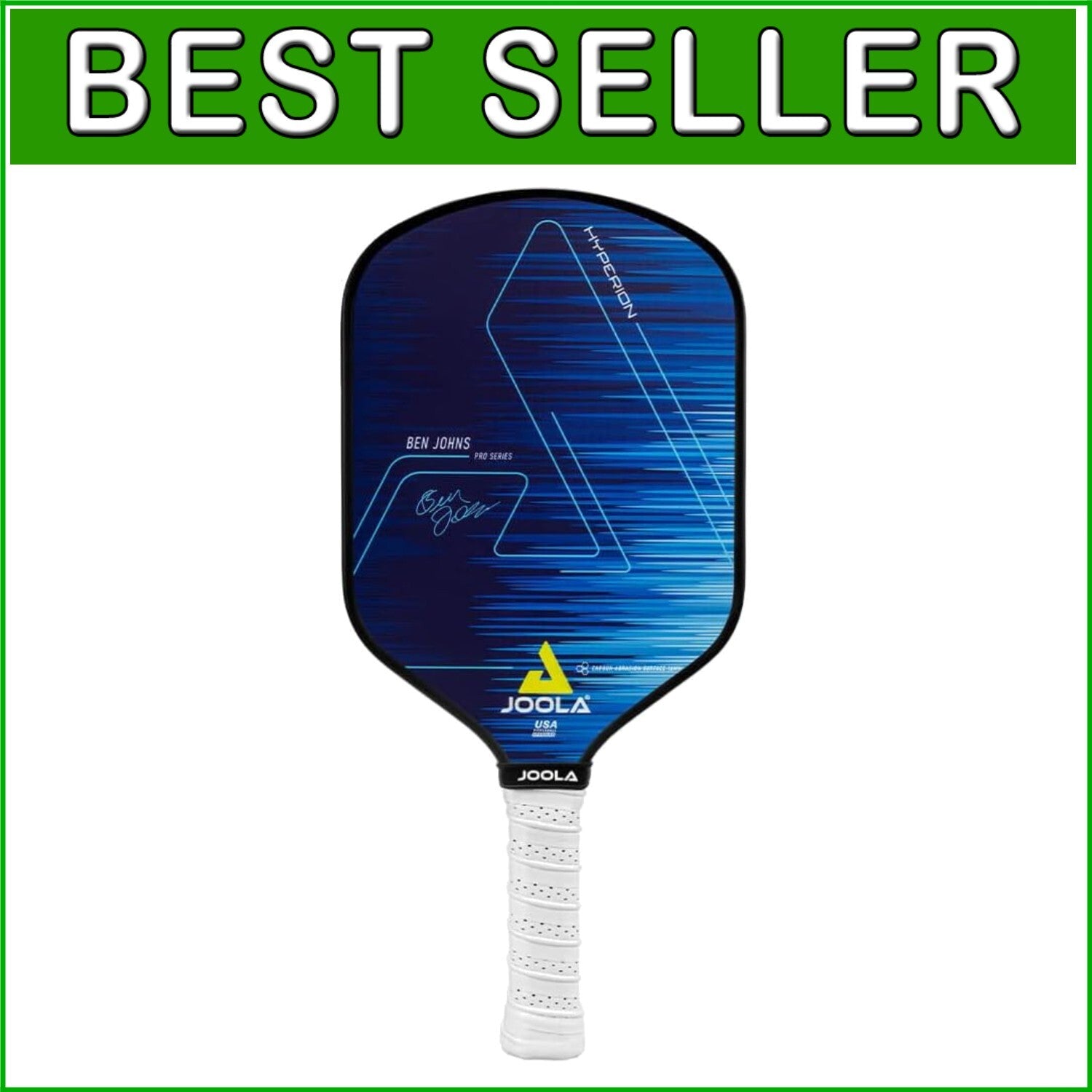Expert-Level Pickleball Paddle - Ben Johns Hyperion with Carbon Fiber Durability