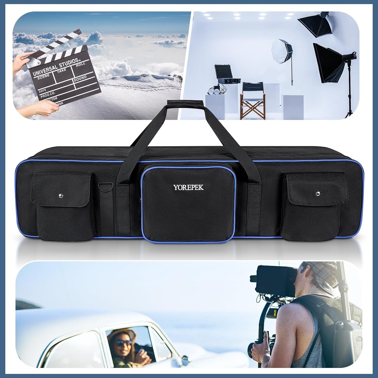 Adjustable Shoulder Strap Tripod Carrying Case 50.5" - Stable Gear Transport