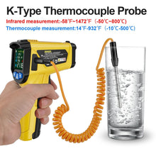 Load image into Gallery viewer, Multi-Functional Temperature Gun with Adjustable Emissivity - Ideal for Cooking