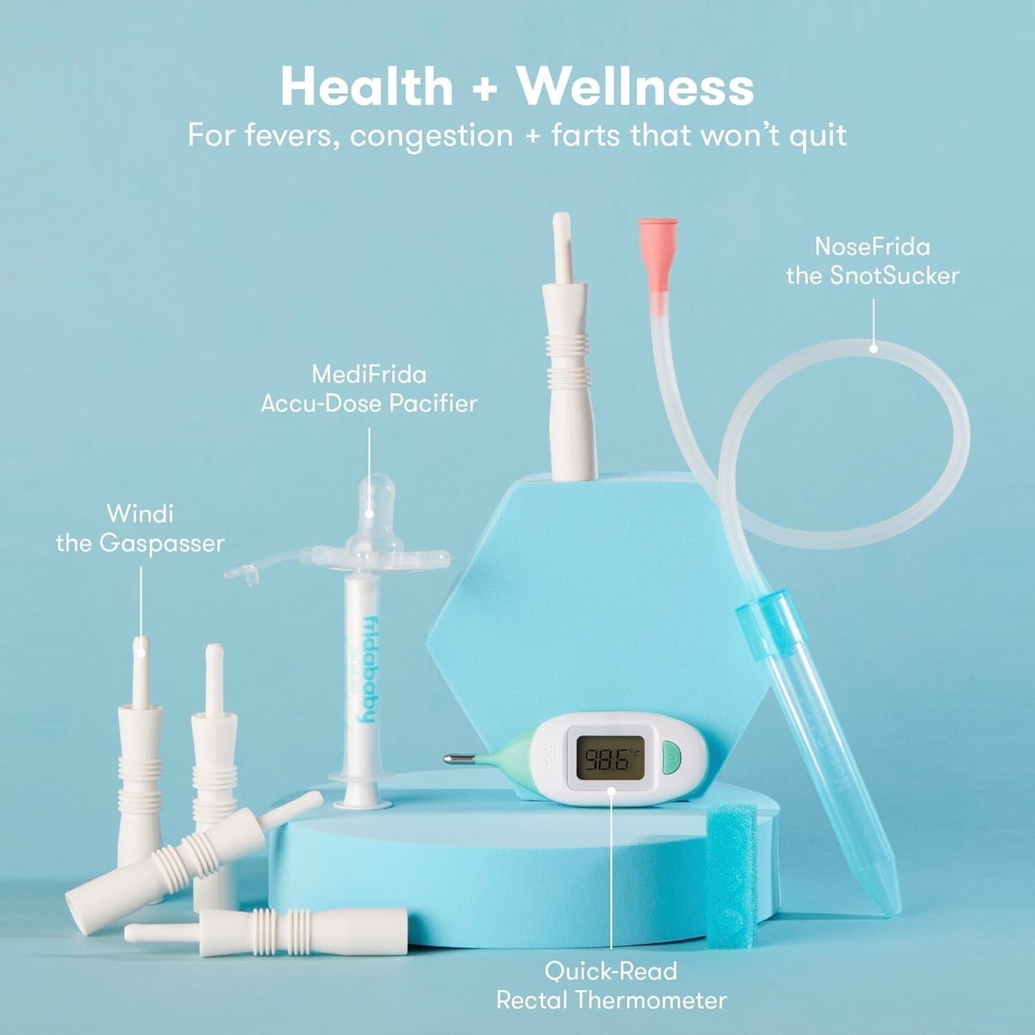 Ultimate Baby Kit with Teething Toys, Grooming Set & Instant Relief Solutions