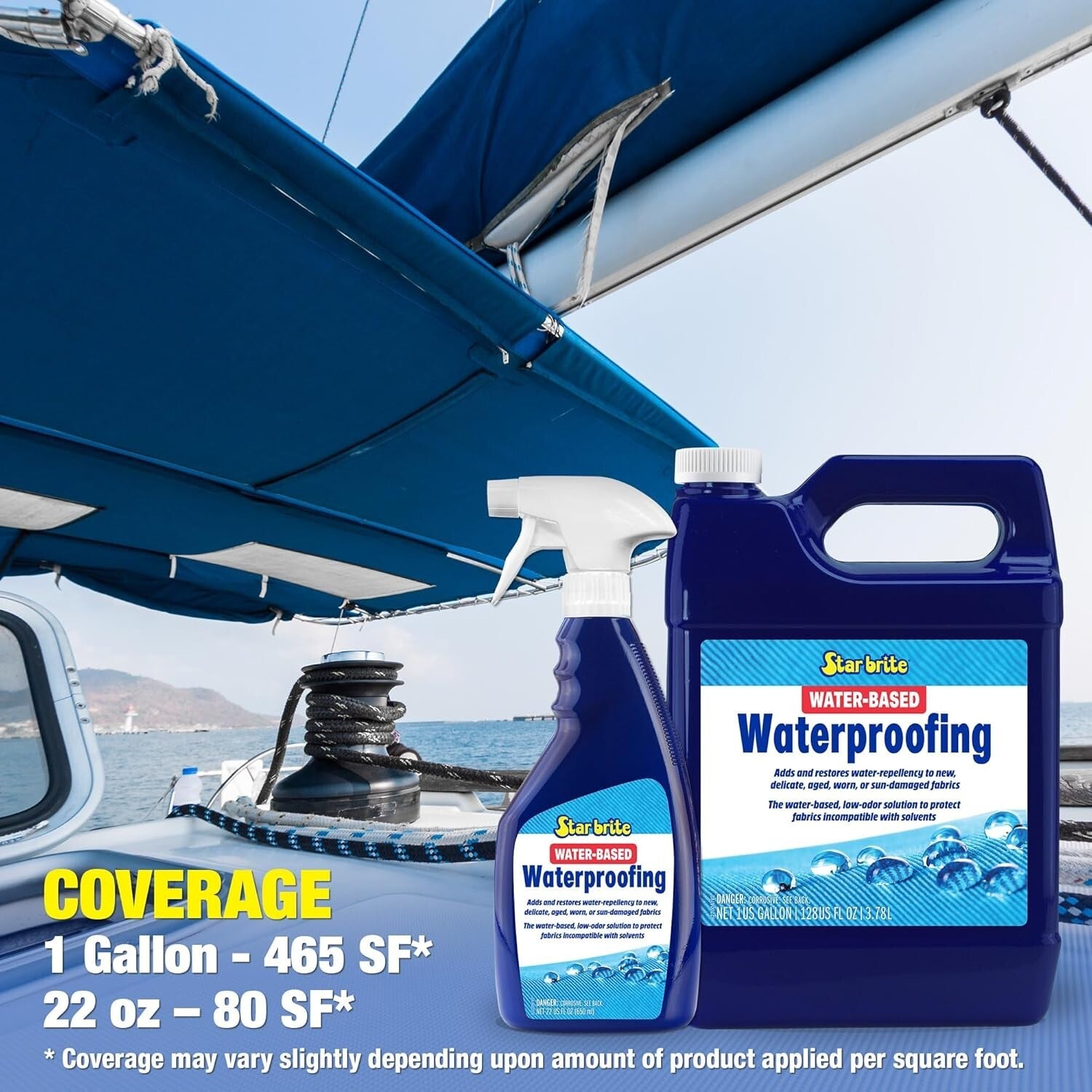 Low-Odor 1 Gallon Fabric Protection Spray – Ideal for Outdoor & Sensitive Use