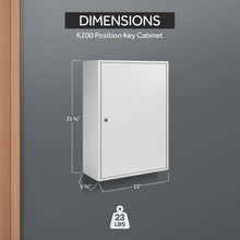 Load image into Gallery viewer, Adjustable Wall-Mount Key Box - 200 Numbered Hooks for Efficient Storage