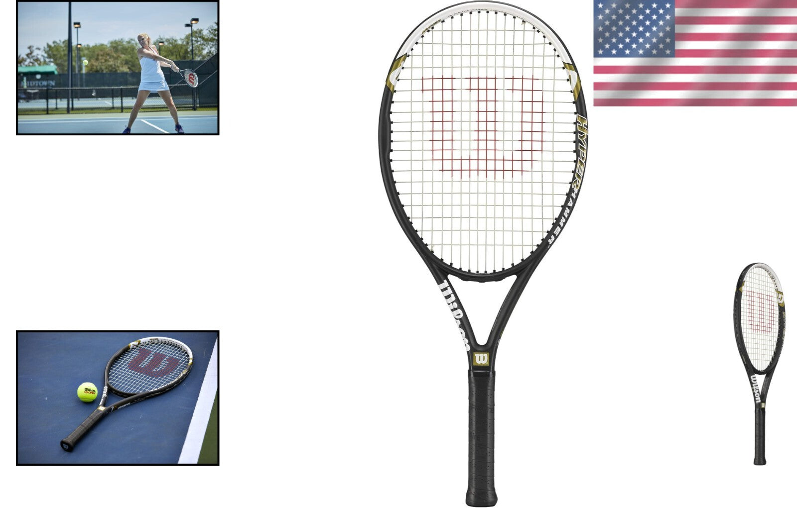 Hyper Hammer 5.3 Recreational Tennis Racket - 4 3/8 Grip, Lightweight Power