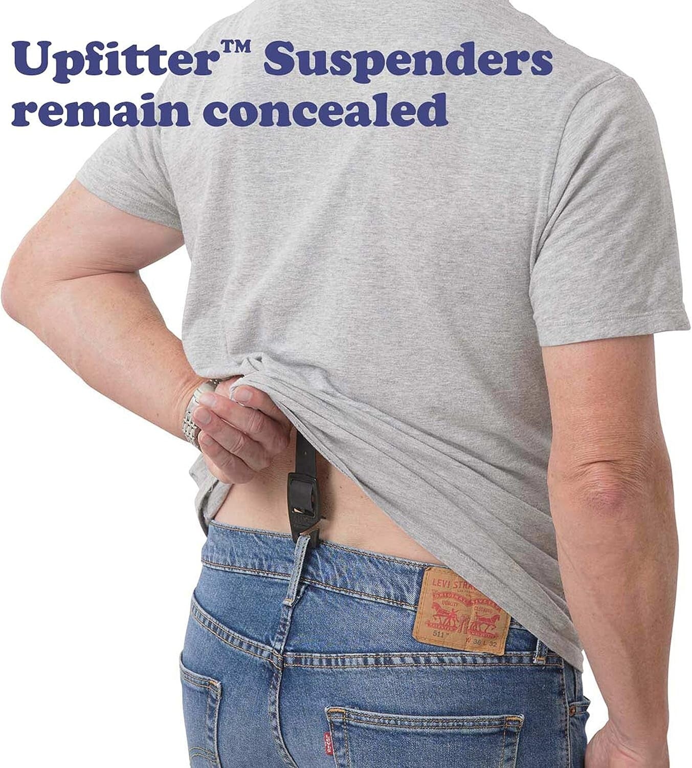 Adjustable Upfitter Hidden Suspenders for Men - Ultimate Comfort & Style