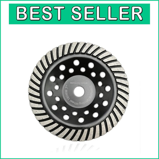 7-Inch Turbo Row Diamond Cup Wheel for Efficient Concrete & Marble Grinding