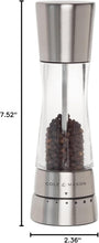 Load image into Gallery viewer, Precision Manual Pepper Mill in Stainless Steel - Includes Premium Peppercorns