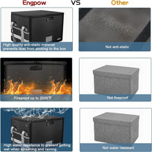 Load image into Gallery viewer, Water-Resistant Fireproof File Box with Combination Lock – Secure Your Valuables