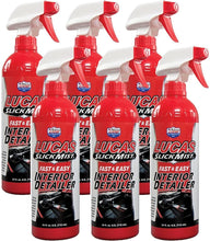 Load image into Gallery viewer, Lucas Slick Mist Interior Detailer 6-Pack, 24 fl oz Bottles for like-New Finish