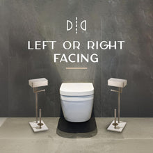Load image into Gallery viewer, Elegant Stainless Steel Toilet Paper Stand with Hidden Wipes Storage Shelf