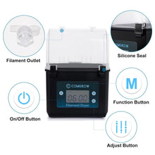 Load image into Gallery viewer, Compact 3D Printer Filament Dryer - Safe Storage for Optimal Prints