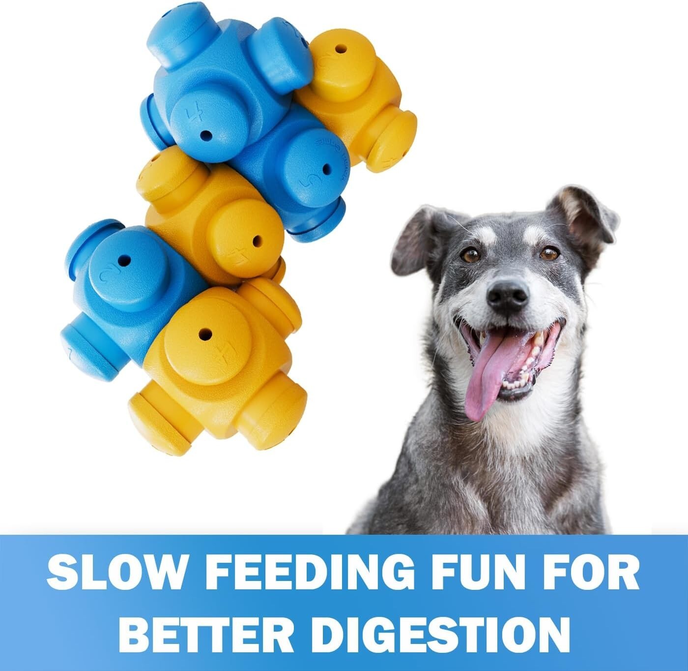6-Piece Advanced Puzzle Treat Games for Busy Dogs - Brain-Stimulating Fun