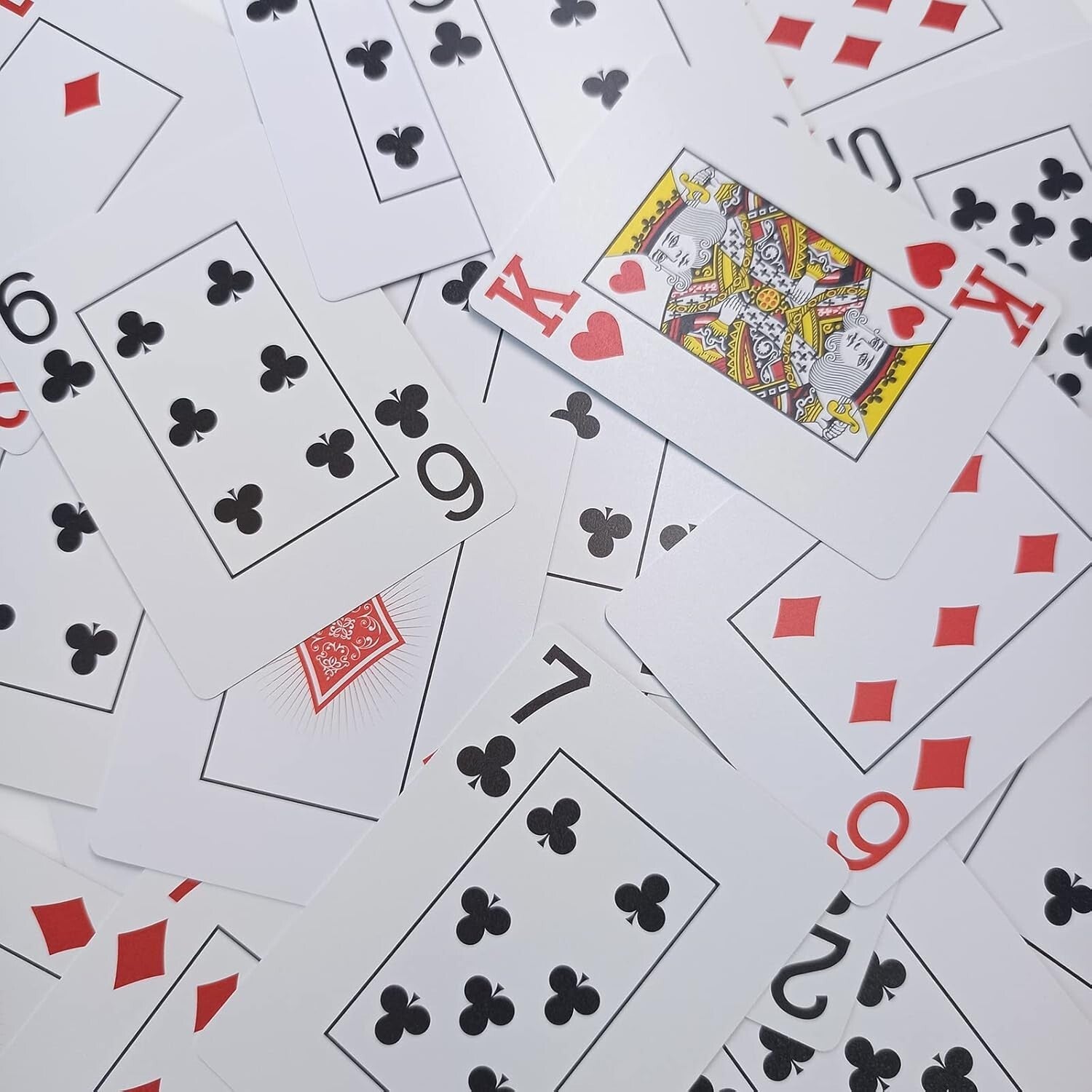 12-Pack Waterproof & Washable Plastic Playing Cards - Perfect for Texas Hold'em