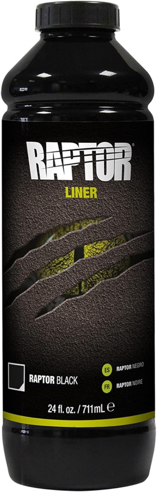 Raptor Tough Spray-On Bed Liner Kit with Rapid-Drying Flexibility for Trucks