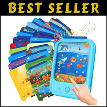 Load image into Gallery viewer, Interactive Toddler Learning Tablet - Bilingual, Volume Control, Safe &amp; Engaging