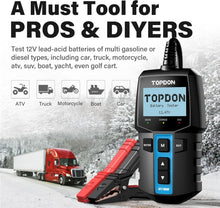 Load image into Gallery viewer, Reliable Digital Auto Battery Tester for Quick Health Checks - Portable Design