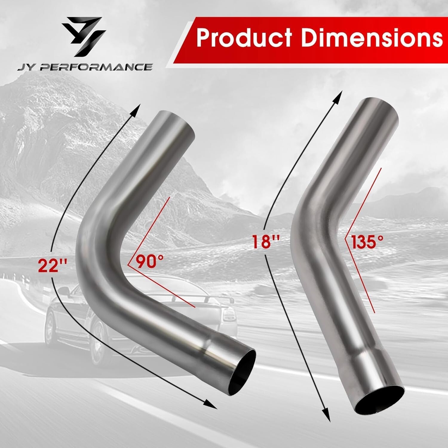Enhanced Performance 2.25'' Mild Steel Exhaust Kit with Smooth Slip-Fit Design