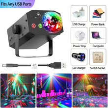 Load image into Gallery viewer, Remote-Controlled Disco Ball Lights - Sound Activated for Parties &amp; Christmas