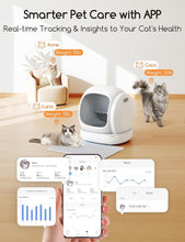 Load image into Gallery viewer, Extra Large Self-Cleaning Cat Litter Box 75L - APP Controlled &amp; Odor-Free