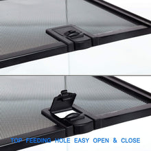 Load image into Gallery viewer, Interactive 8-Gallon Glass Terrarium for Geckos, Frogs, and Spiders - 12x12x12